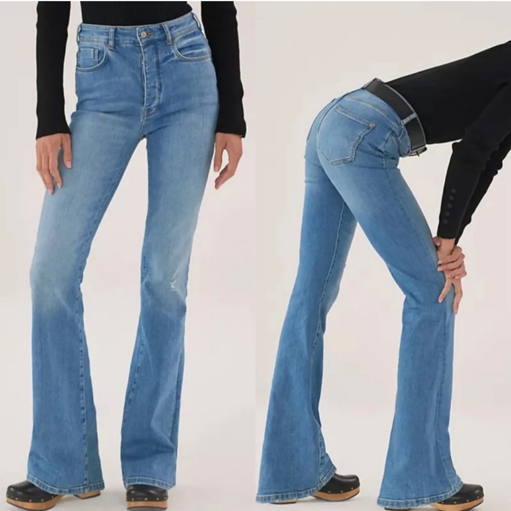 PILCRO The Icon Flare Anthropologie Size 27
